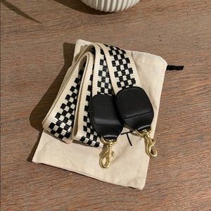 COPY - Clare V Checker crossbody Bag STRAP